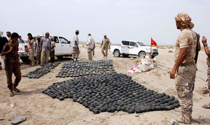 نزع أكثر من 1,400 لغم وذخيرة غير متفجرة خلال أسبوع