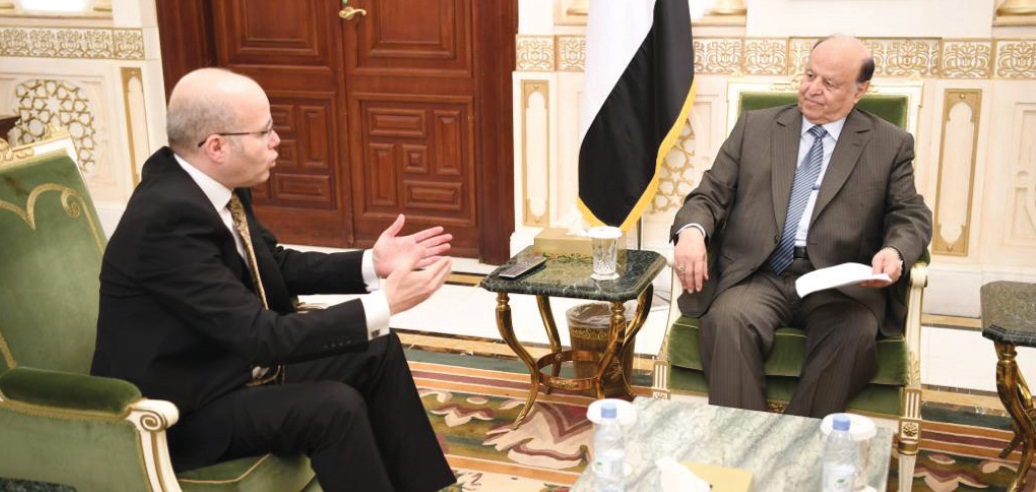 ئيس الجمهورية  في حوار صحفي مع مجلة( الأهرام العربي ) المصرية   : نعمل دوماً من أجل تحقيق السلام الذي ينشده شعبنا اليمني