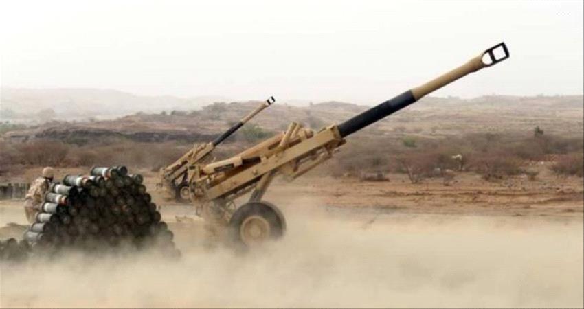 الجوف : مقتل عناصر حوثية في قصف مدفعي للجيش الوطني