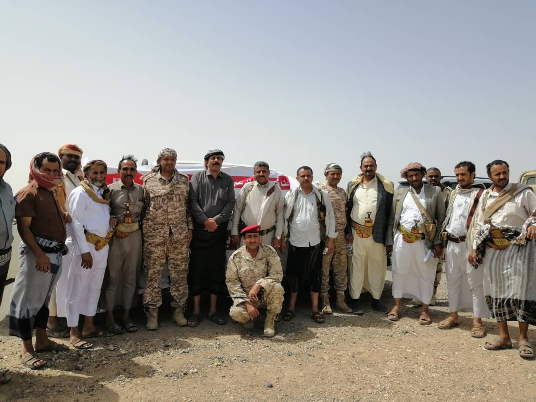 الهيئة الشعبية لدعم الدفاع عن مأرب تسير قوافل غذائية إلى عدد من الجبهات