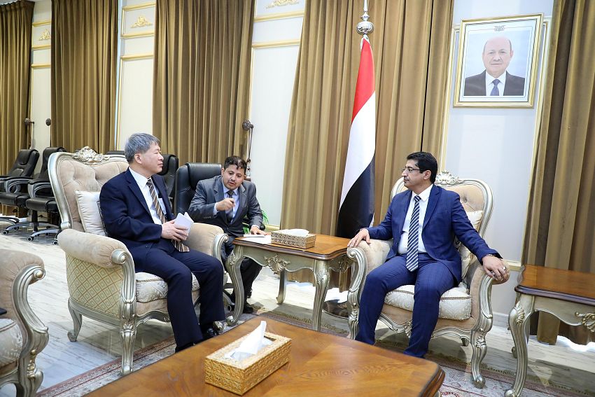 بجاش يلتقي سفير كوريا الجنوبية لدى اليمن