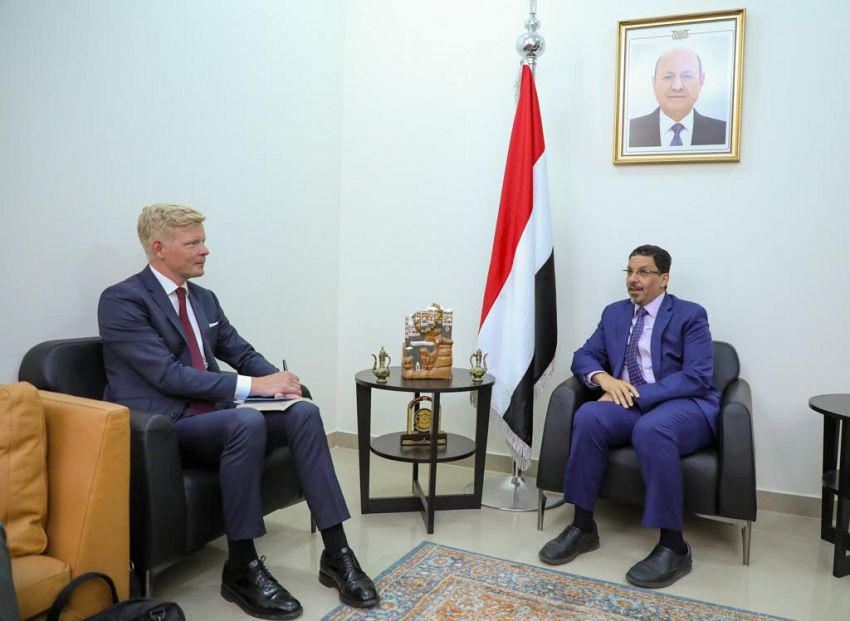 بن مبارك يناقش مع المبعوث الاممي مستجدات الاوضاع في اليمن