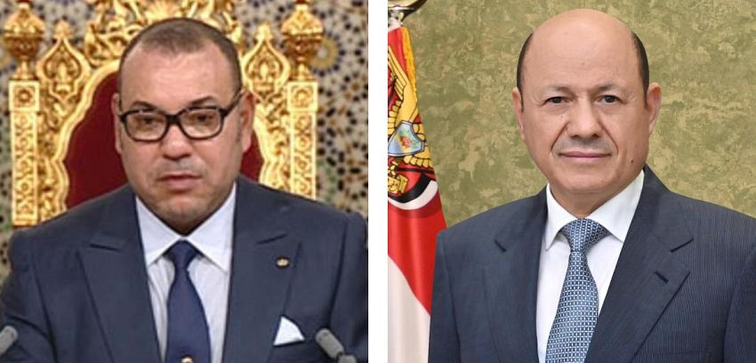 رئيس مجلس القيادة يهنئ ملك المغرب بمناسبة حلول عيد الفطر المبارك