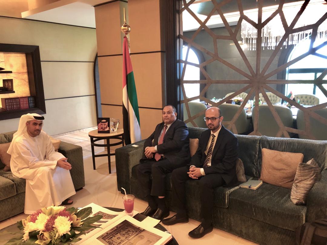 باحارثة يناقش مع وكيل وزارة الشؤون الرئاسية الإماراتية دعم الجهاز الإداري برئاسة الوزراء