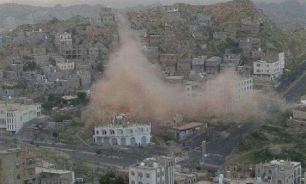 الحوثيون يواصلون خرق الهدنة ويقصفون بالطيران المسير مواقع الجيش الوطني في تعز
