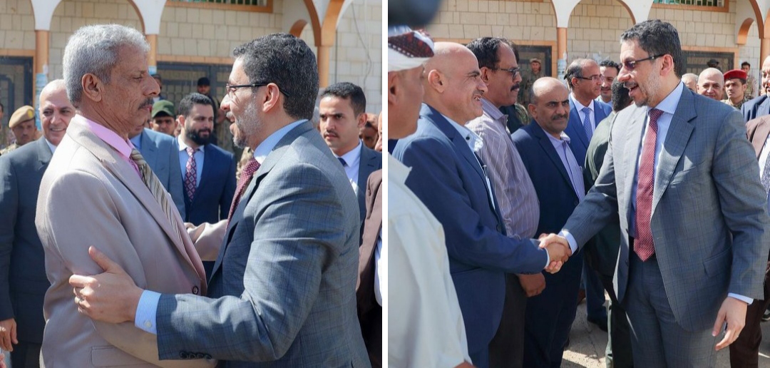 رئيس الوزراء يقوم بزيارة ميدانية الى محافظة لحج للاطلاع على الأوضاع ودعم جهود السلطة المحلية