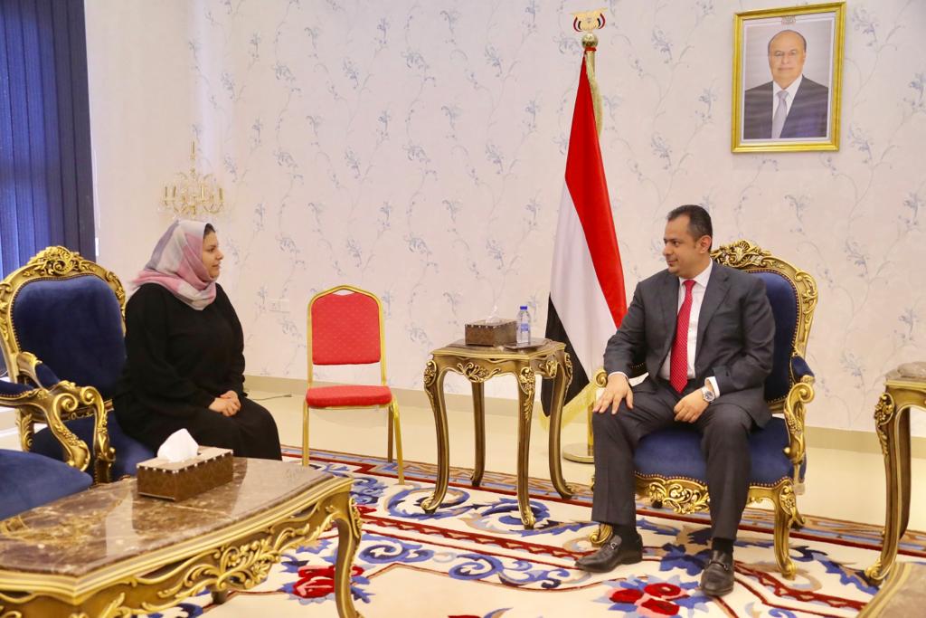 رئيس الوزراء د.معين عبدالملك يثمن الدعم السويدي لعملية السلام في اليمن