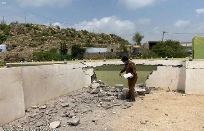 الدفاع المدني السعودي: سقوط مقذوف حوثي على قرية حدودية.. ولا ضحايا‏