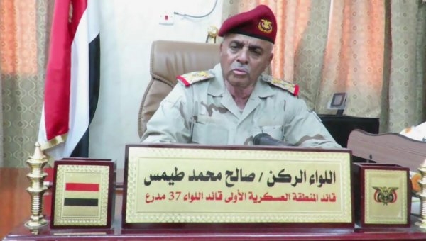 قائد المنطقة العسكرية الأولى: لن نسمح بإنشاء تشكيلات مسلحة خارج إطار الدولة