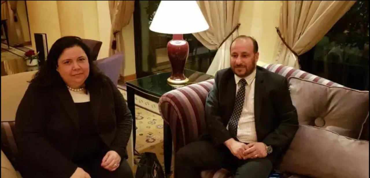 وزير التخطيط د.العوج يلتقي المدير الإقليمي لمنطقة الشرق الأوسط في الأمم المتحدة لخدمة المشاريع