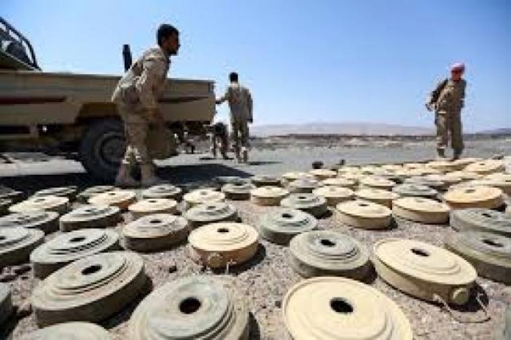 مسام: نزع 1346 لغماً وذخائر غير منفجرة من مخلفات الحوثيين خلال ثالث أسبوع من ديسمبر