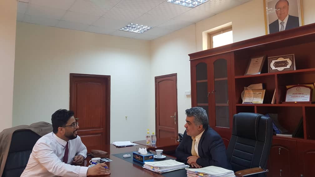 باصهيب والسقاف يناقشان امكانية تفعيل دعم المنظمات الدولية  للمبادرات الشبابية بعدن
