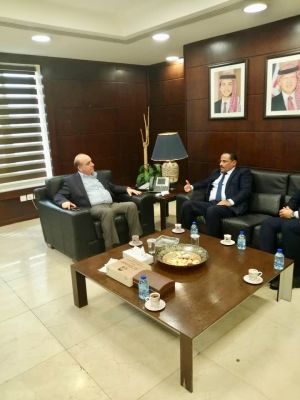 وزير النقل الجبواني يبحث مع نظيرة #الأردني سبل التعاون بين البلدين