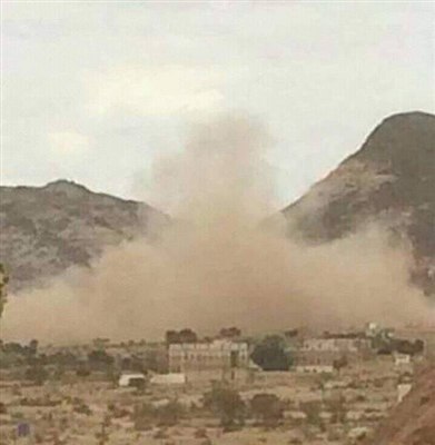 المليشيا تقصف مسجداً ومناطق سكنية في الصومعة بالبيضاء