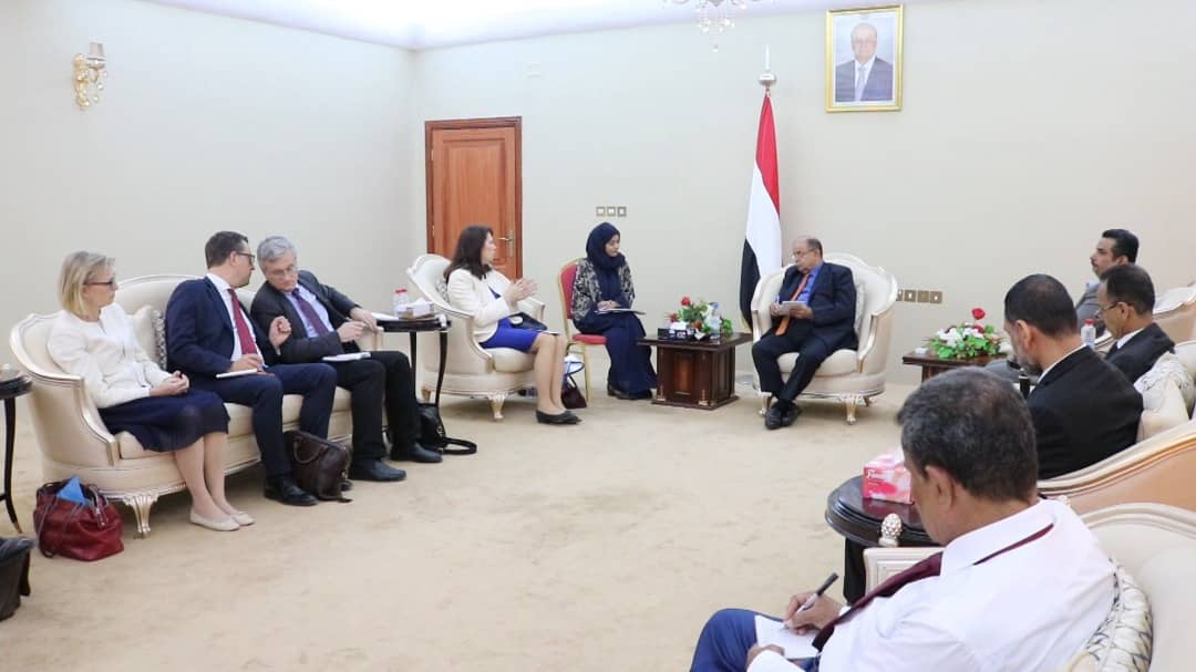 خلال زيارتها الرسمية للعاصمة المؤقتة عدن : وزيرة الخارجية السويدية تجدد التأكيد على دعم بلادها للحل السياسي في اليمن وجهود الحكومة الشرعية في اعادة تطبيع الأوضاع