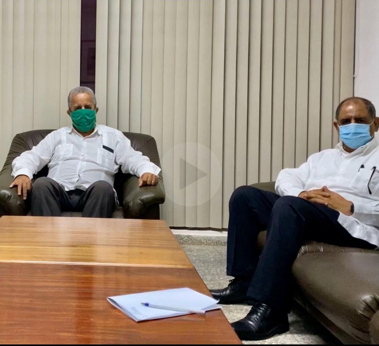 السفير ناشر يبحث مع مسؤول كوبي سبل تعزيز التعاون الثنائي بين البلدين