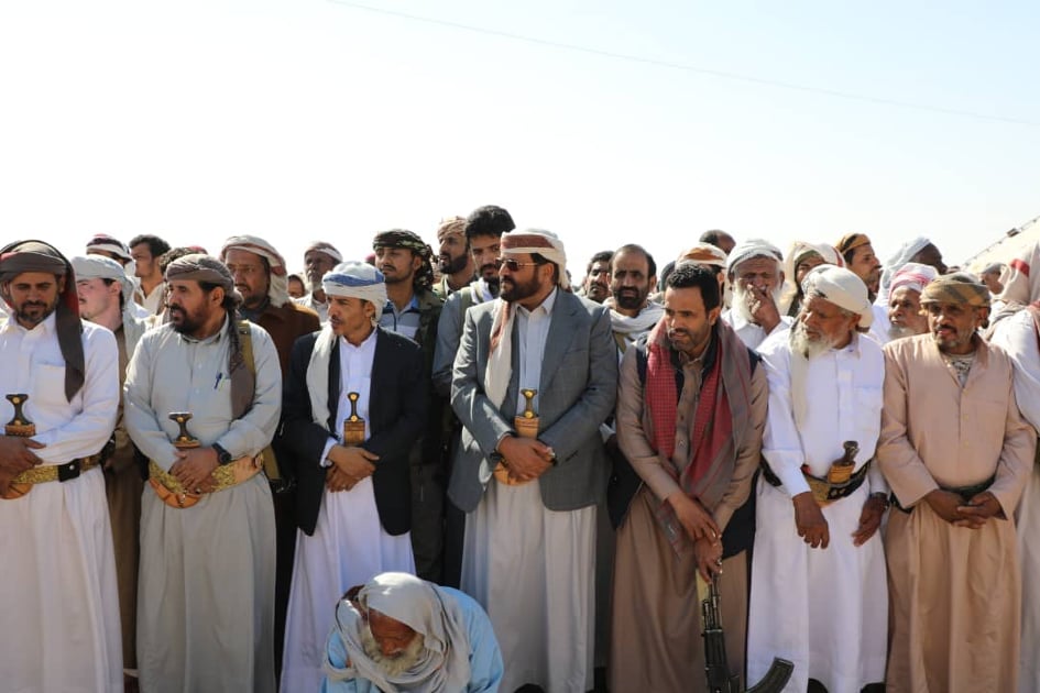 تشييع مهيب للفقيد الشيخ مهيوب سعيد النقيب في مأرب