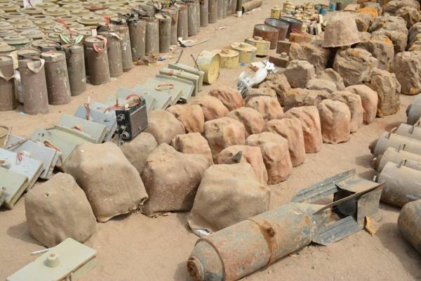 إتلاف وتفجير لـ19539 لغماً حوثياً في مأرب والساحل الغربي 