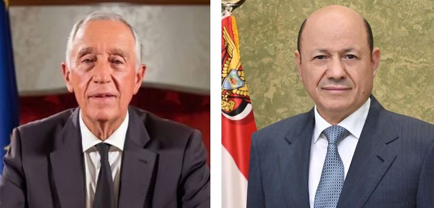 رئيس مجلس القيادة يتلقى برقية تهنئة من الرئيس البرتغالي بمناسبة العيد الوطني الـ ٣٤ للجمهورية اليمنية ٢٢ مايو