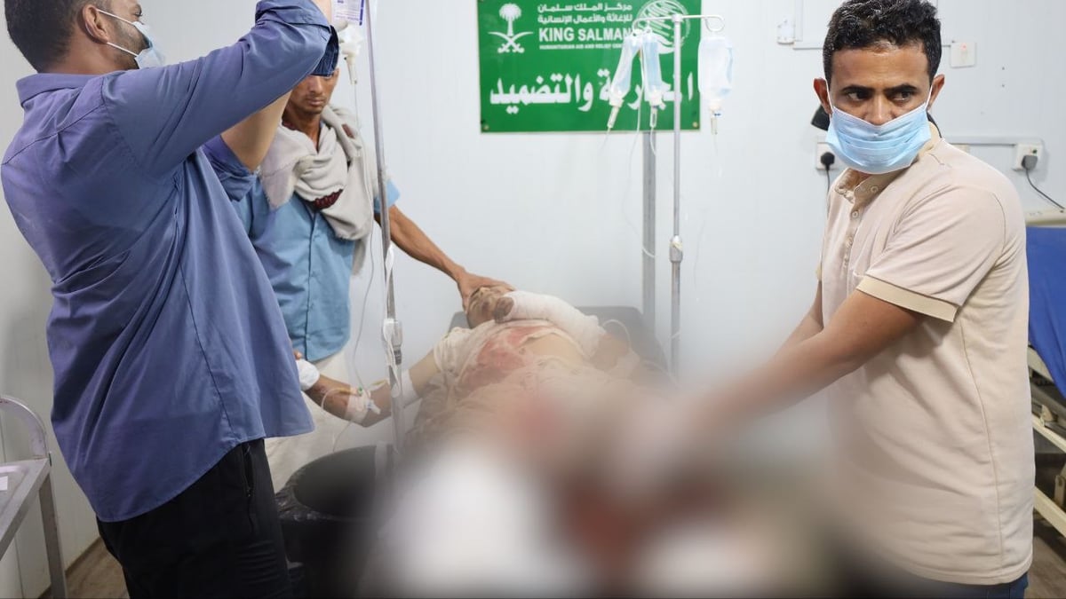 إصابة مواطن بانفجار لغم لمليشيا الحوثي في مديرية ميدي
